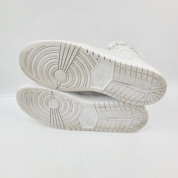 Jordan Women's White 1 Rebel A01530-100 Mid-Top Lace Up Athletic Sneaker Sz 10.5 - Picture 6 of 8